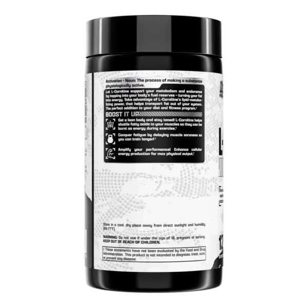 ⁦L-carnitine 1000 (120 caps)⁩ - الصورة ⁦2⁩