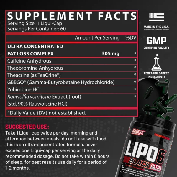 ⁦Lipo-6 BLACK UC⁩ - الصورة ⁦4⁩